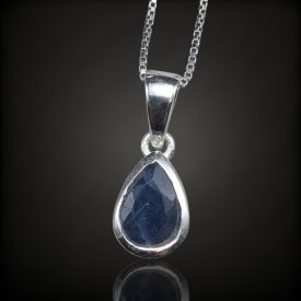 Zafír ezüst medál