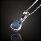 Zafír ezüst medál