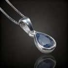 Zafír ezüst medál