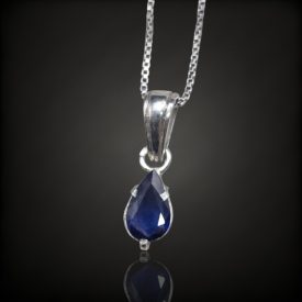 Zafír ezüst medál