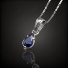 Zafír ezüst medál