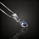 Zafír ezüst medál