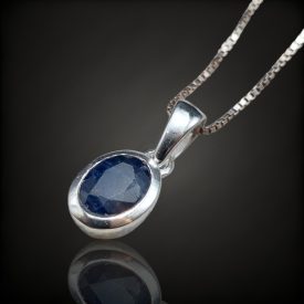 Zafír ezüst medál
