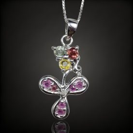 Zafír ezüst medál