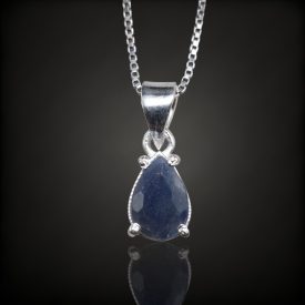 Zafír ezüst medál